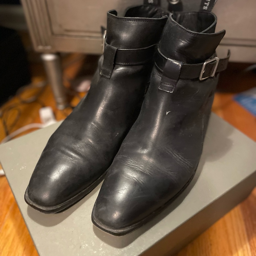 Mens All Saints Zip Up Chelsea Boot